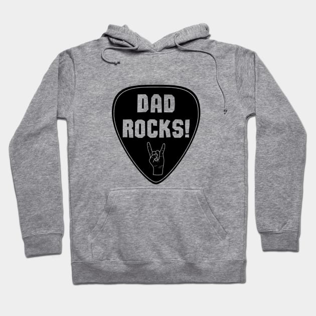 Dad Rocks! Hoodie by KayBee Gift Shop